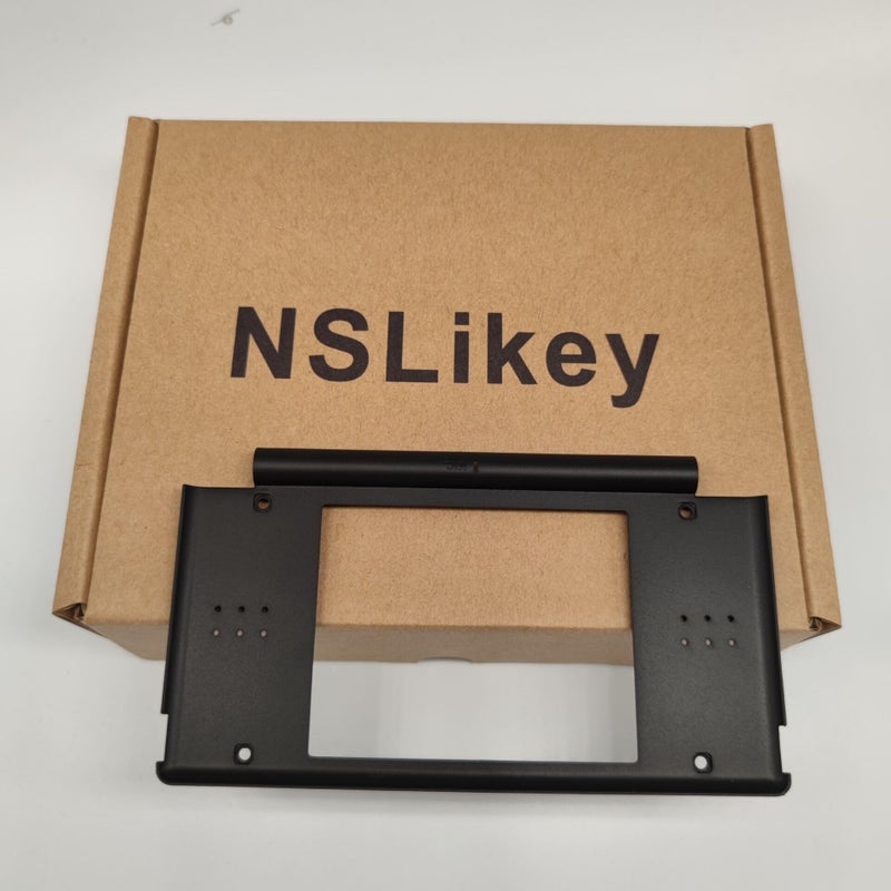 NSLikey Black Plastic Top Upper LCD Screen Frame for Nintendo DS Lite NDSL Replacement Console Display Screen Housing Shell - Image 1
